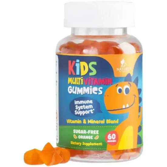 Kids Multivitamin - Gummies Natural Sugar Free Gummy Multi Vitamin for Kids - 60 Gummies By Nature's Nutrition image {9}