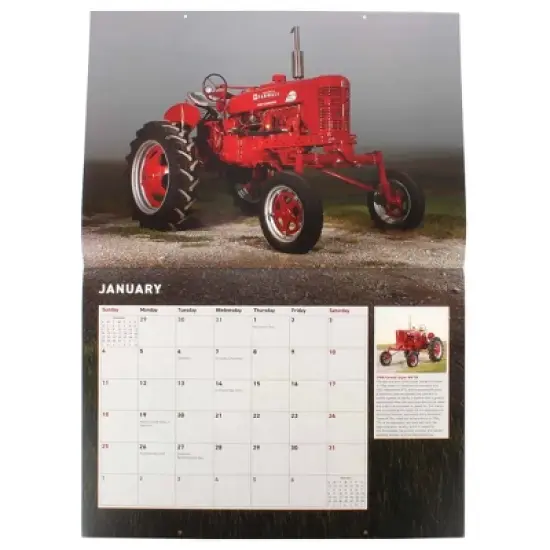 2026 Farmall Tractors 12 Month Calendar, 17in x 12in 9781642341836 image {2}