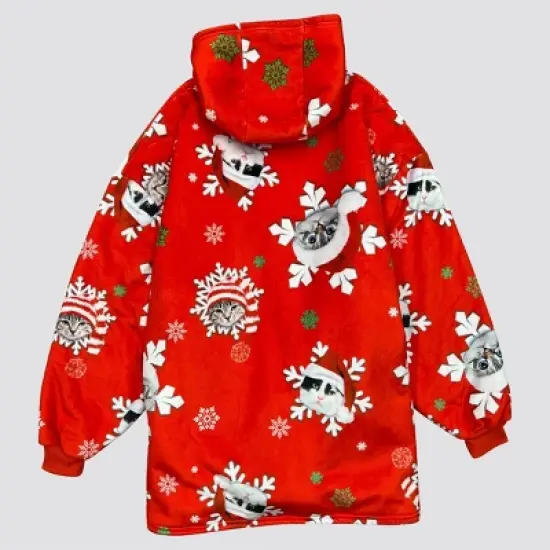 Men's IML Pullover Sweater - Red One Size - Christmas image {1}