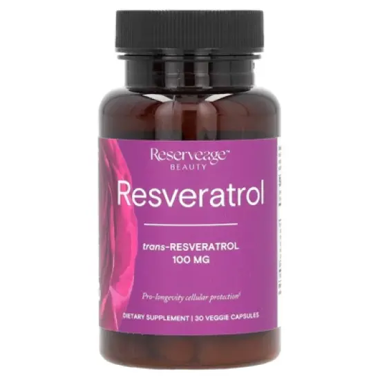 Reserveage Beauty Resveratrol, 30 Veggie Capsules image {2}