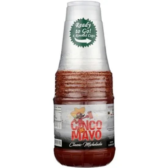 Cinco de Mayo Michelada Mix - Case of 12 - 32 fl oz. image {1}