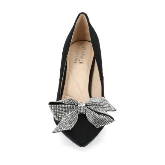 Journee Collection Womens Marcie Tru Comfort Foam Mid Heel Pointed Toe Pumps image {5}