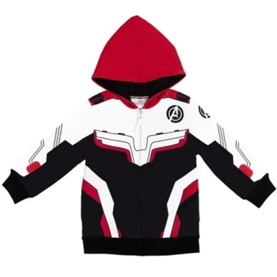 Marvel Spider-Man,Avengers Fleece Zip Up Hoodie Little Kid to Big Kid image {12}