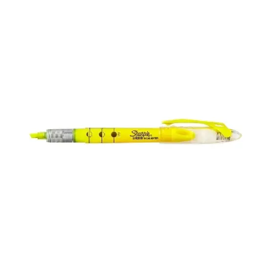 Sharpie Accent Liquid Pen Style Highlighter Chisel Tip Fluorescent Yellow Dozen 1754463 image {4}