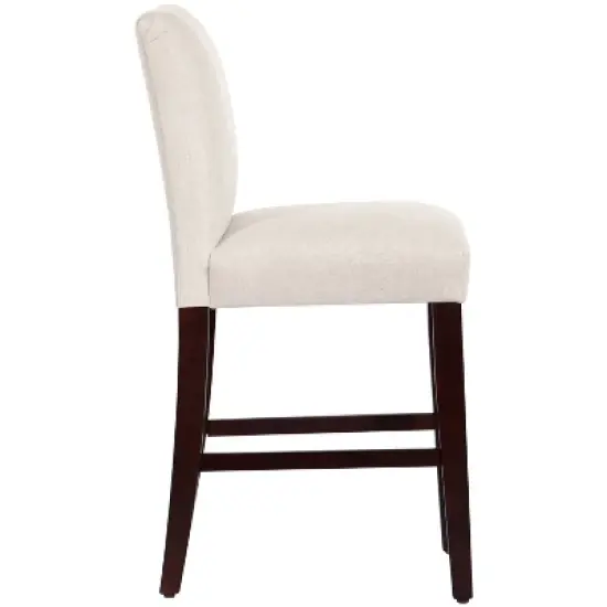 Hendrix Counter Height Barstool in Linen - Skyline Furniture  image {2}