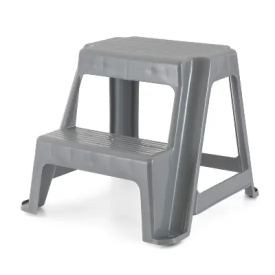 Gracious Living 2 Step Stool w/ Non Slip Feet, Holds Up to 300 Pounds image {6}