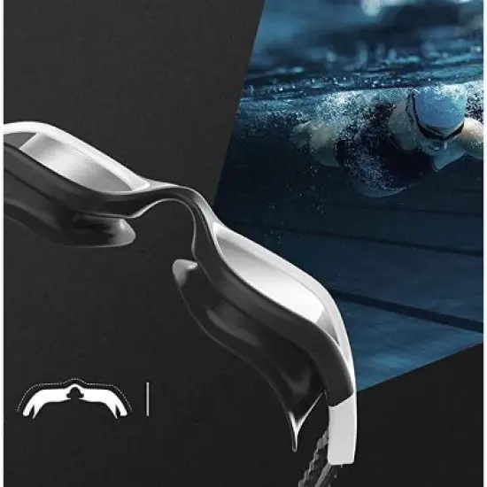 Link Active Wide View Swim Goggles Polarized UV Protection Open Waters Indoor Outdoor Pool Anti Fog For Adults image {8}