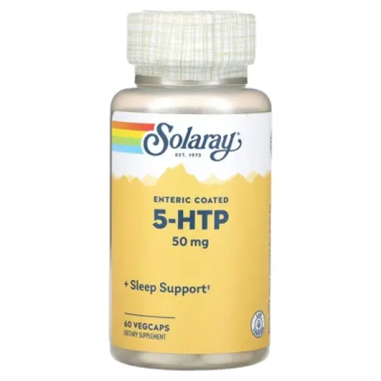 Solaray 5-HTP, 50 mg, 60 VegCaps image {4}