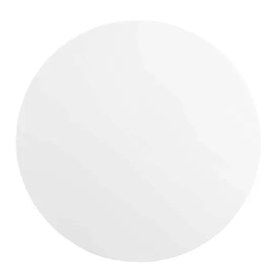 47" Tupelo Round Wood Dining Table Gold White - Modway image {1}