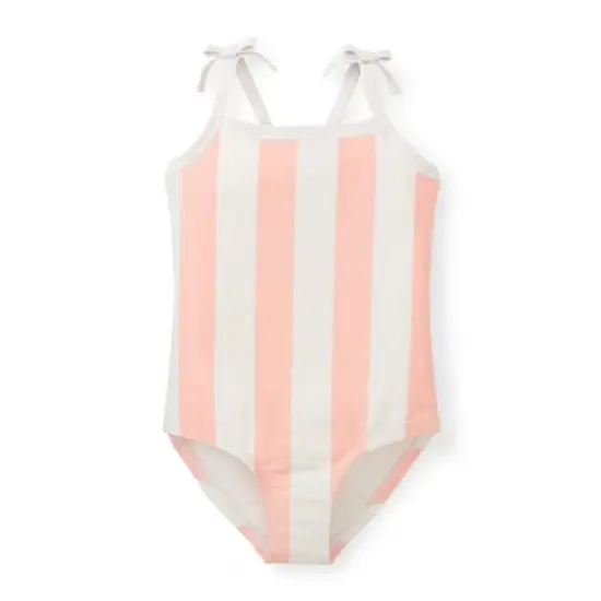 Hope & Henry Girls' Cross Back Swimsuit, Toddler image {6}