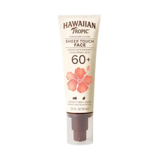 Hawaiian Tropic Sheer Touch Face Lotion Sunscreen - SPF 60+ - 2.5 fl oz image {2}