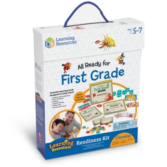 Learning Resources All Ready for First Grade Readiness Kit - 67 pieces, Ages 5+ Kids Learning Activities image {4}