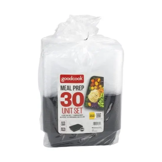 GoodCook Meal Prep Single Cavity Container - 30pk image {7}