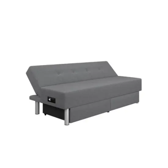 Wilton Dream Convertible Futon Sofa Bed Charcoal - Serta image {9}