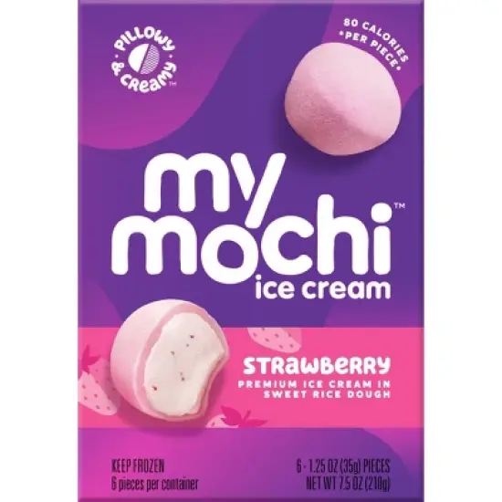 My/Mochi Strawberry Ice Cream - 6pk image {6}