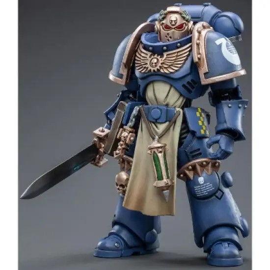 Ultramarines Primaris Company Champion 1/18 Scale | Warhammer 40K | Joy Toy Action figures image {3}