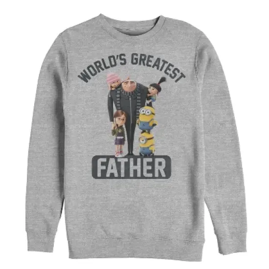 Men's Despicable Me World's Greatest Father Sweatshirt image {2}