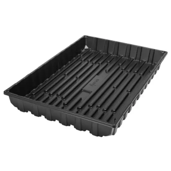 SUNPACK Extra Strength Plastic Seed Starting Tray, Black, 2.5" image {3}