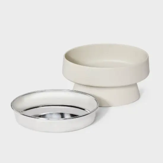 12 fl oz Elevated Cat & Dog Bowl - Boots & Barkley&trade; Gray image {3}