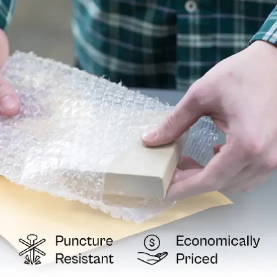 PSBM 150 Pieces, Clear 15" x 17.5" Bubble Out Bags Protective Wrap Pouches, Self Seal image {4}