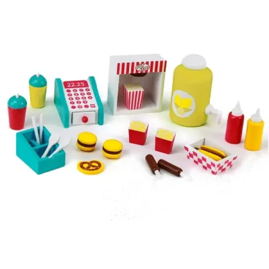 Playtime By Eimmie Hot Dog Cart with Accessories  image {2}