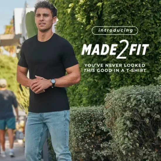 Jockey Men's Made2Fit Crew Neck T-Shirt image {2}