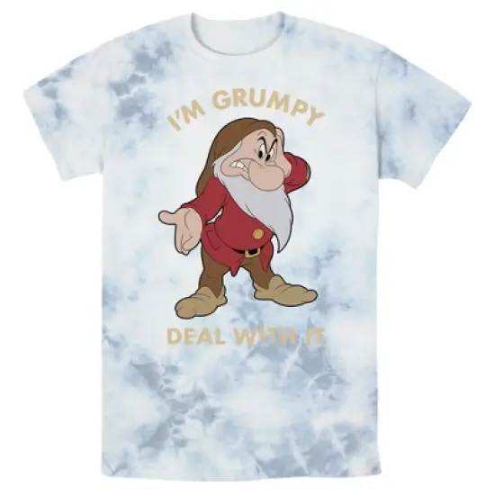 Men's Snow White and the Seven Dwarves Grumpy Deal With It T-Shirt image {5}