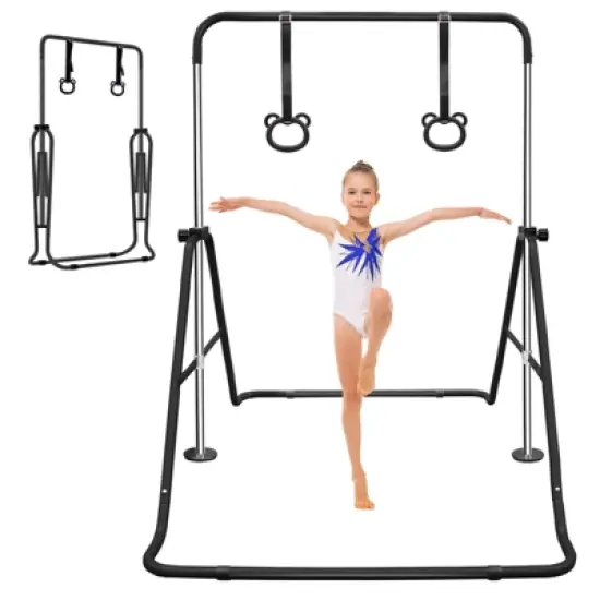 Dexmalle Adjustable Height Children's Horizontal Gymnastic Bar image {10}