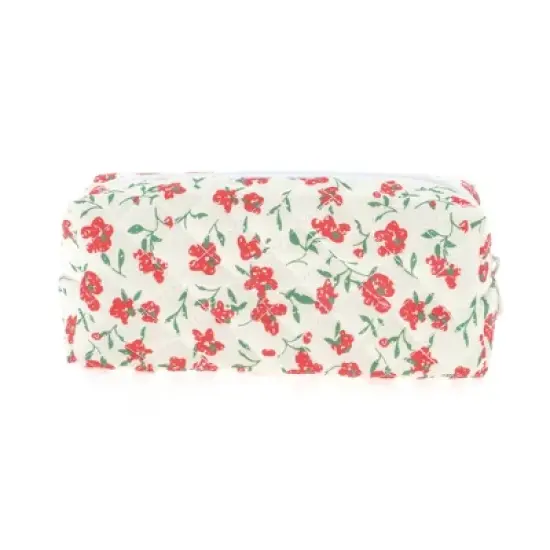 Unique Bargains Small Floral Print Makeup Bag 1 Pc image {6}