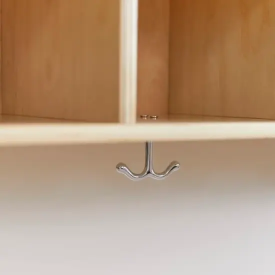 ECR4Kids 10-Section Hanging Coat Locker with Shelf image {7}