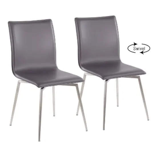 Set of 2 Mason Contemporary Dining Chairs - LumiSource image {12}