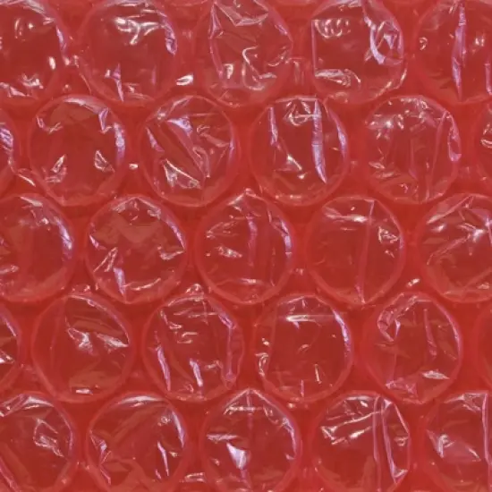 UBMOVE Small Red Bubble Roll Wrap- 12" x 120', Perforated Every 12" image {4}