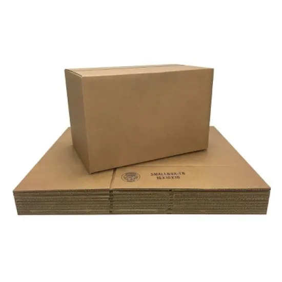 UBMOVE 10 Small Moving Boxes - 16x10x10 - Cardboard Box image {2}
