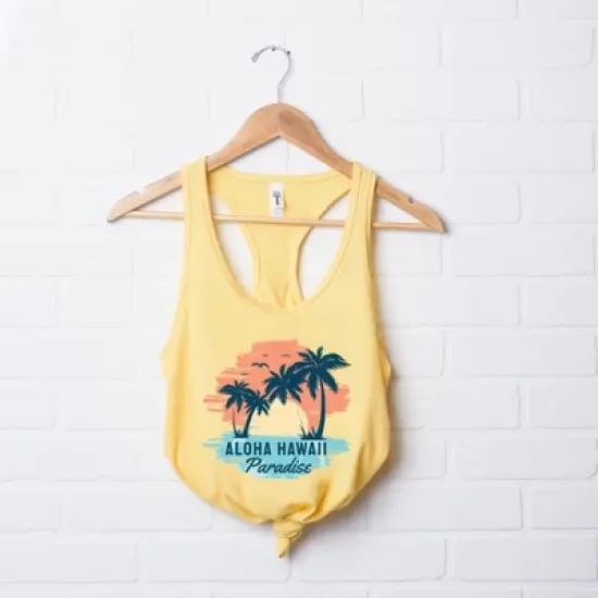 Simply Sage Market Women's Aloha Hawaii Racerback Tank image {2}