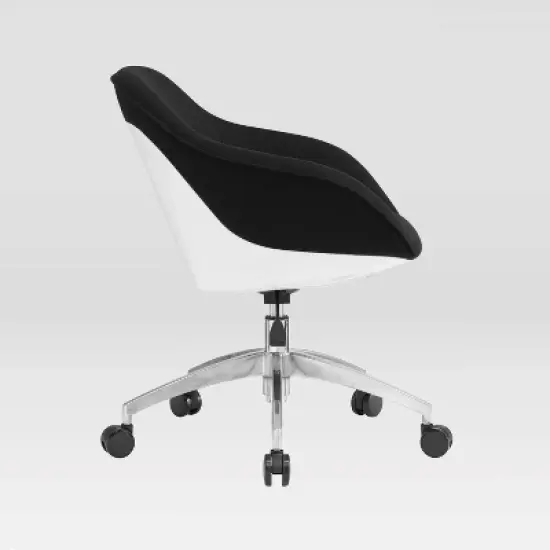 Upholstered Office Task Chair Black - Techni Mobili image {3}