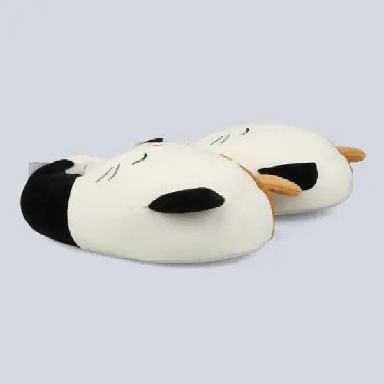 Squishmallows Girls' Cam the Cat Slide Slippers - Off-White image {1}