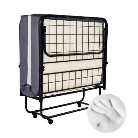 Heyward Folding Bed with Mattress for Adults, 5" Guest Bed Foldable image {5}