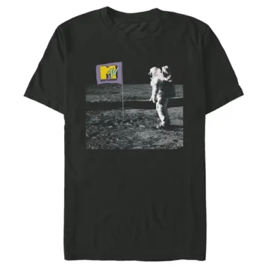 Men's MTV Moonman Logo T-Shirt image {3}