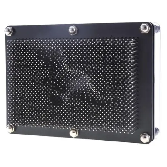 Insten 3D Pin Art Impression Board, Fun & Creative Toys for Kids and Children, 6 x 8in Metal image {1}