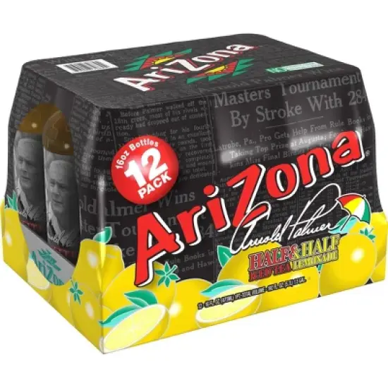 AriZona Arnold Palmer Half & Half Iced Tea & Lemonade - 12pk/16 fl oz Bottles image {4}