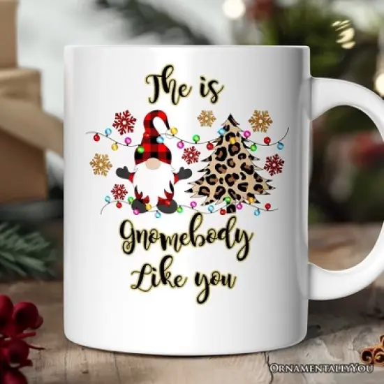 Gnome Buffalo Plaid Christmas Mug Gift (Non-Custom Only)| OrnamentallyYou image {4}