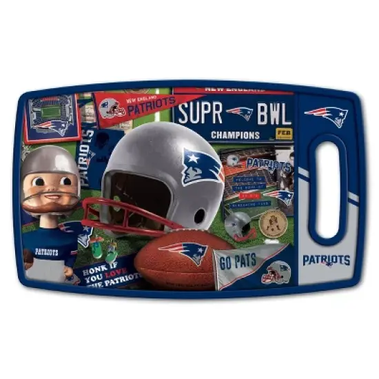 NFL New England Patriots Retro Series Cutting Board image {4}