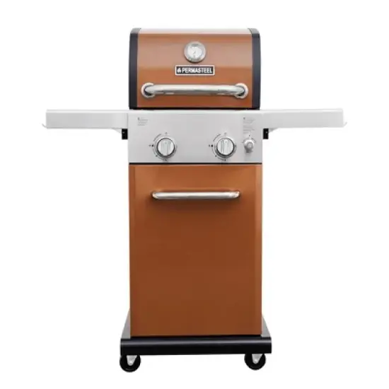 Permasteel 2-Burner Gas Grill with Foldable Side Tables image {18}