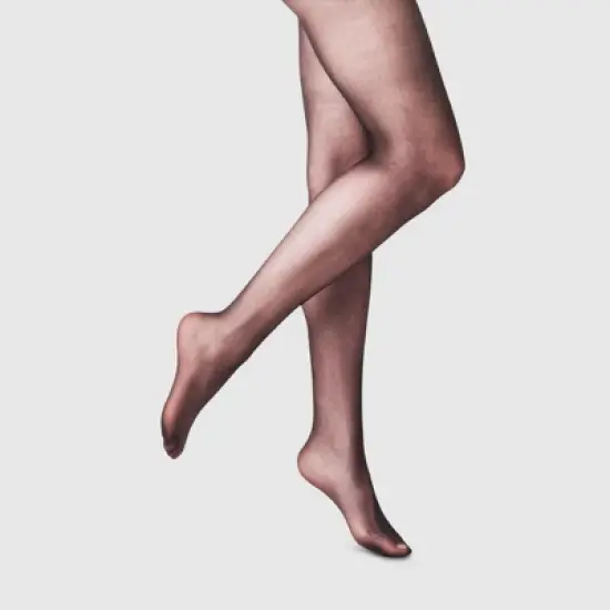 Women's 20D Sheer Control Top Tights - A New Day&trade; Black image {2}
