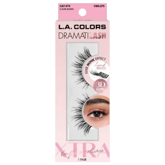 L.A. Colors Dramatilash False Eyelashes Xtra - 2ct image {7}