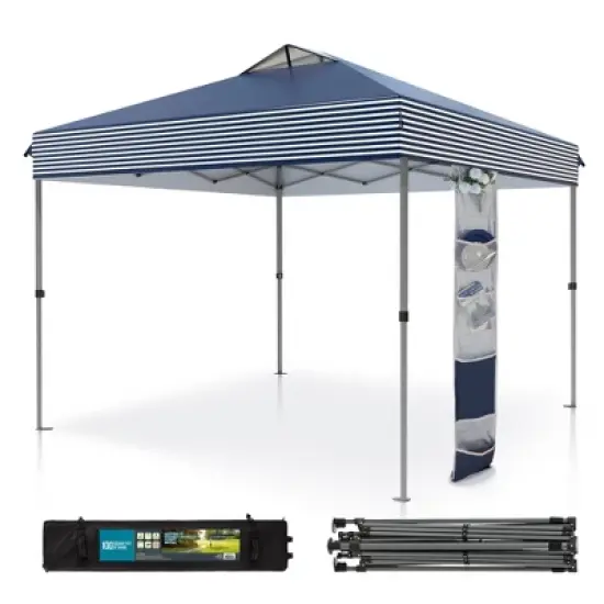 Captiva Designs 10&rsquo;x10&rsquo; Instant Pop Up Canopy Tent &ndash; One-Push Setup with Vented Roof, Includes Storage Bag and Accessories image {8}