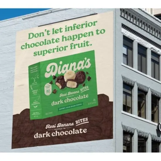 Diana's Bananas Frozen Dark Chocolate Real Banana Bites - 8oz image {11}