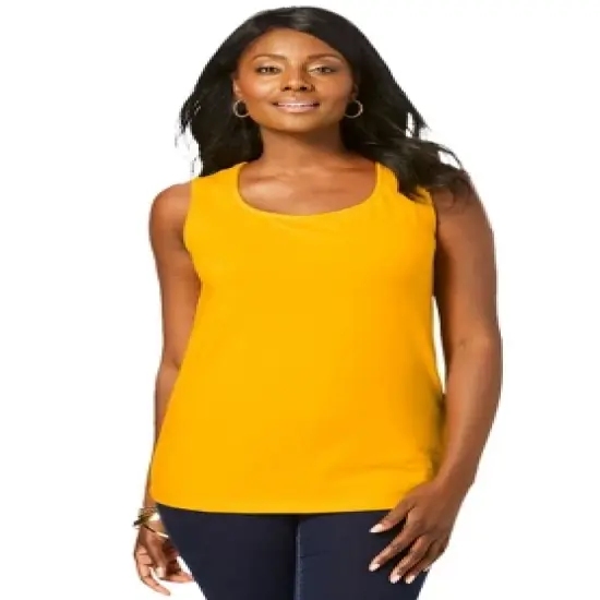 Jessica London Women&rsquo;s Plus Size Horseshoe Neck Tank image {6}