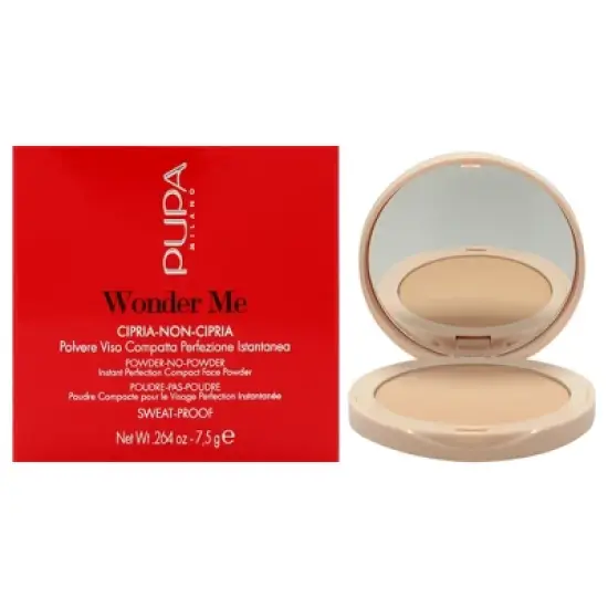 Wonder Me Powder No Powder - 030 Warm Beige by Pupa Milano for Women - 0.26 oz Powder image {8}