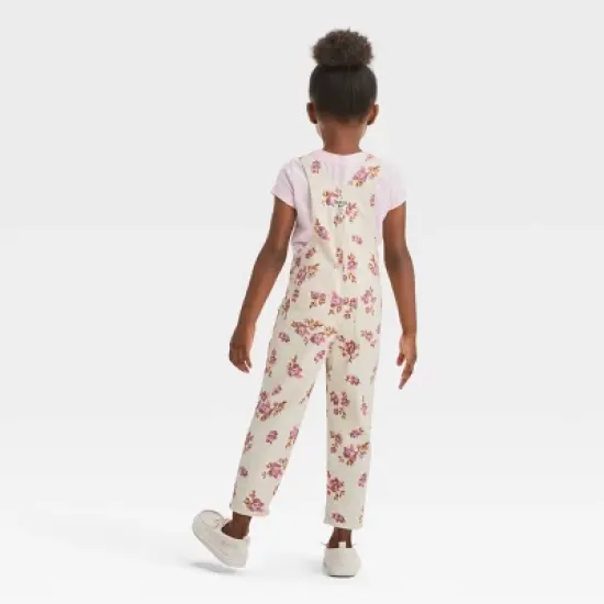 OshKosh B'gosh Toddler Girls' Floral Overalls image {1}
